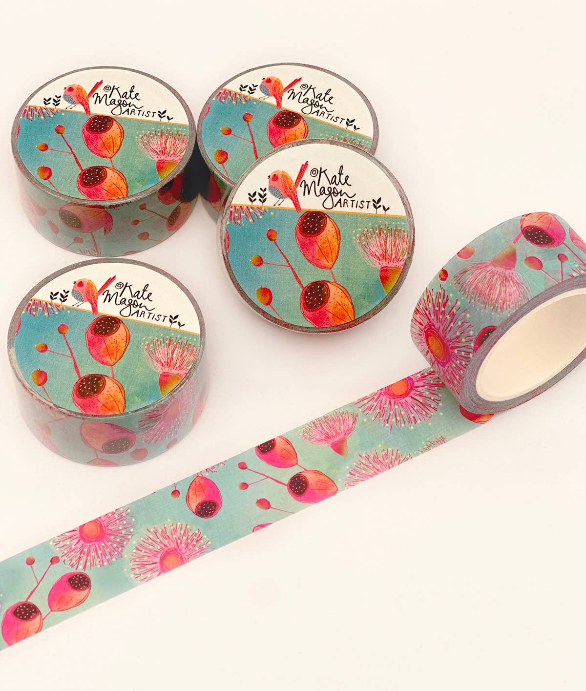 Floral Gumnuts WASHI TAPE