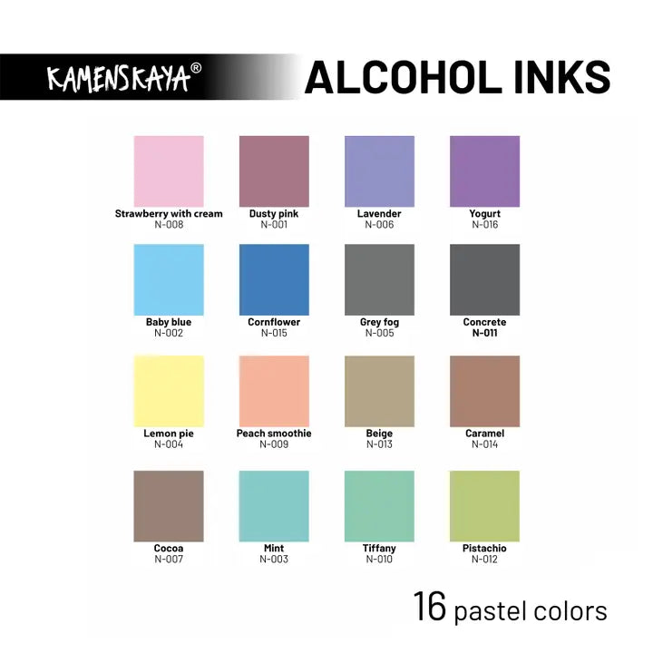 Kamenskaya Alcohol Inks