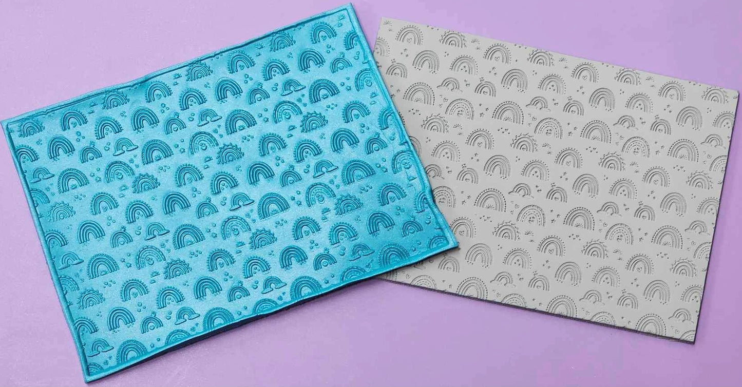 Rainbow Texture Mat