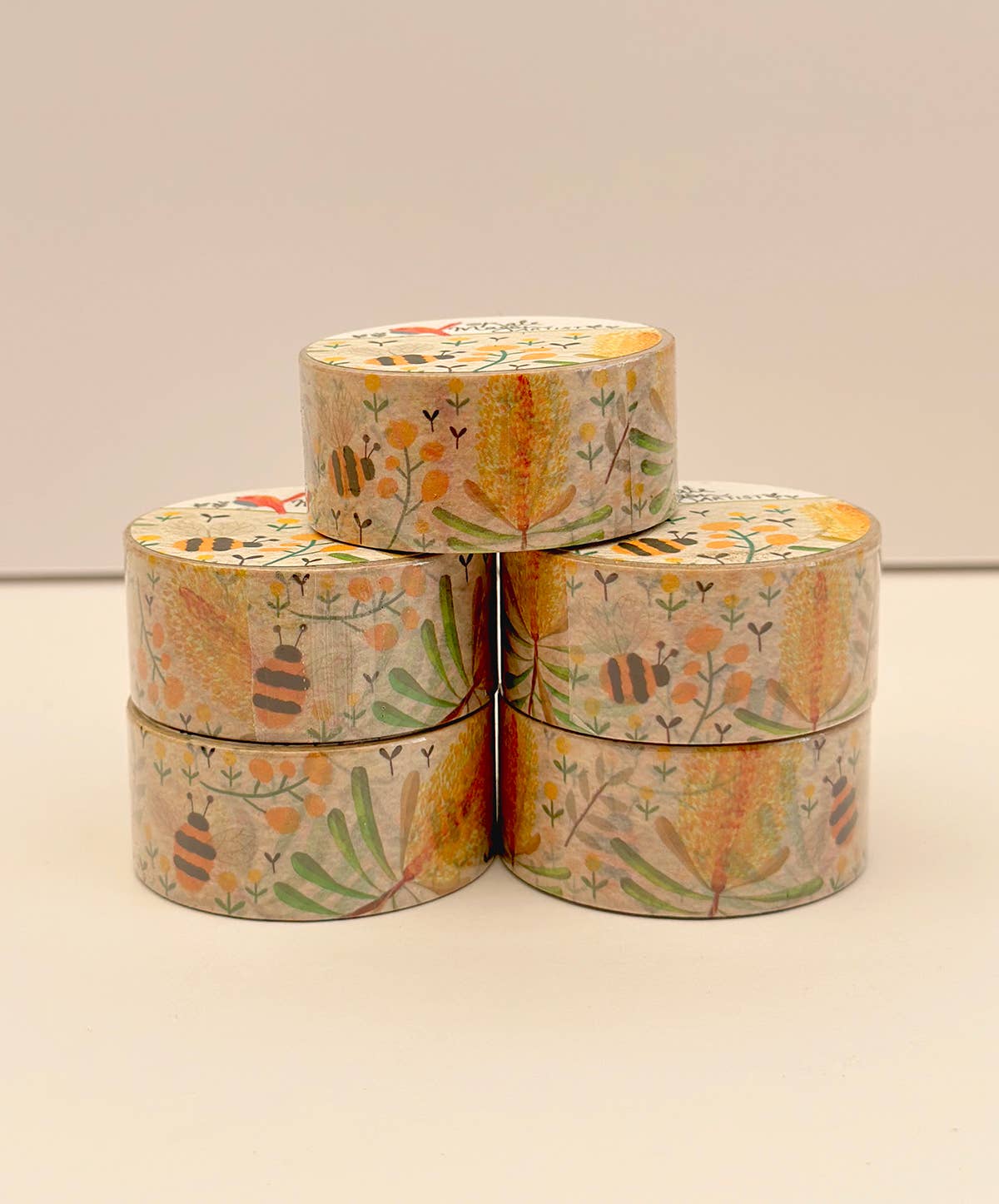 Floral Silver Banksia WASHI TAPE