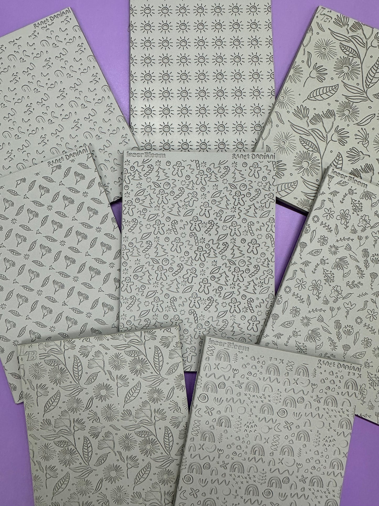 Renee Damiani Texture Mat - Freehand Sun