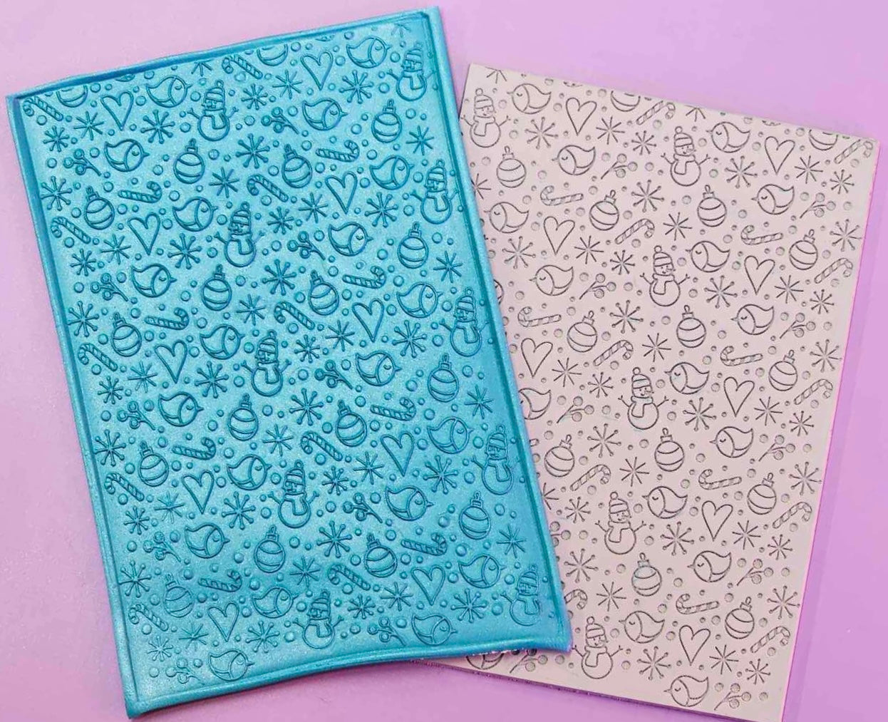 Christmas Bird Texture Mat