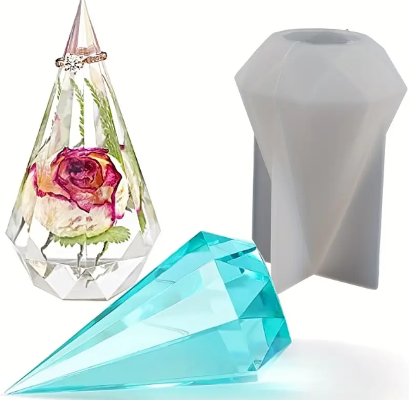 Eight Sided Conical Silicone Mould