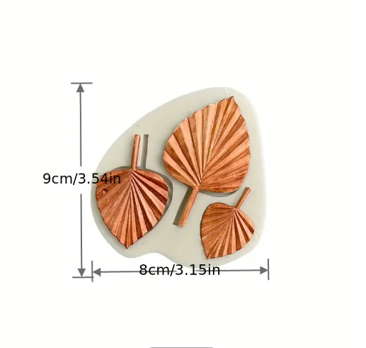 3D Leaf Shape Silicone Mould