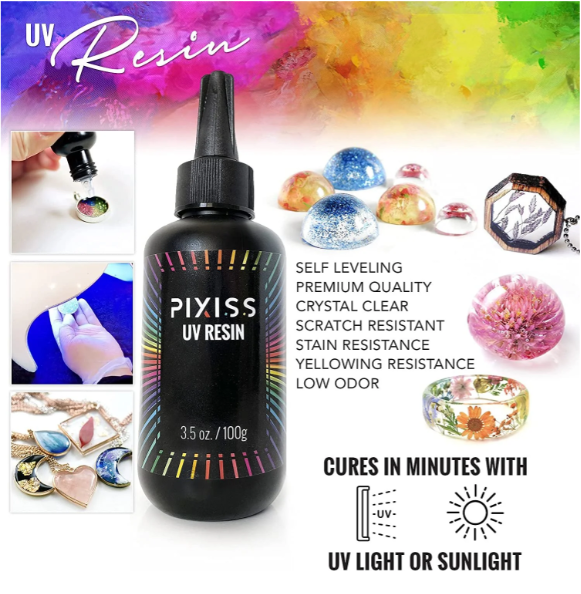 Pixiss Clear Uv Resin