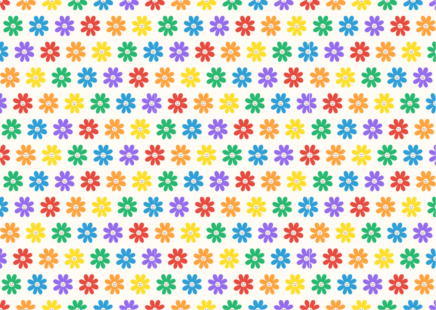Transfer Paper - Smiley Daisies