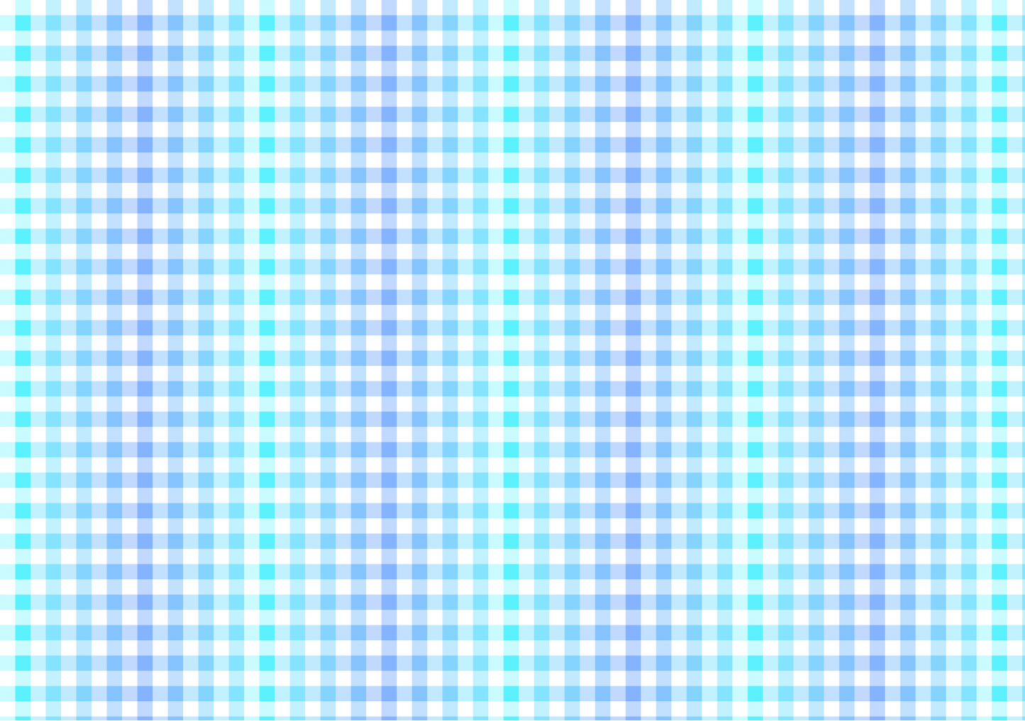 Transfer Paper - Blue Ombré Gingham
