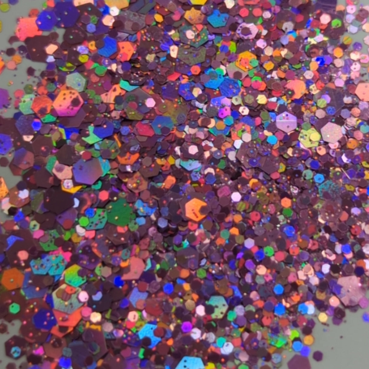 Holographic Chunky Mix Pink