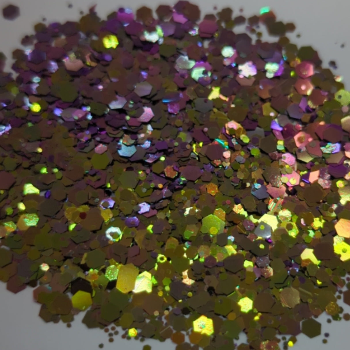 Sg05 Hex Mix Green To Purple Colour Shift