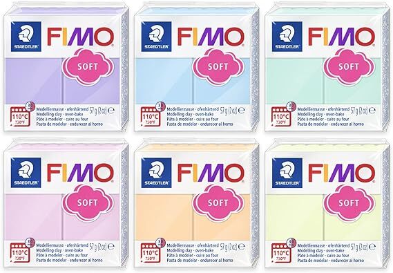 Fimo Soft Effect Polymer Clay - Pastel - 56gm