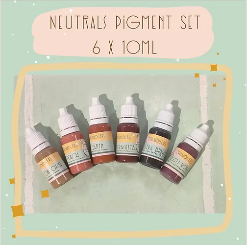 6 Neutral Pigment No 1 x 10ml Each