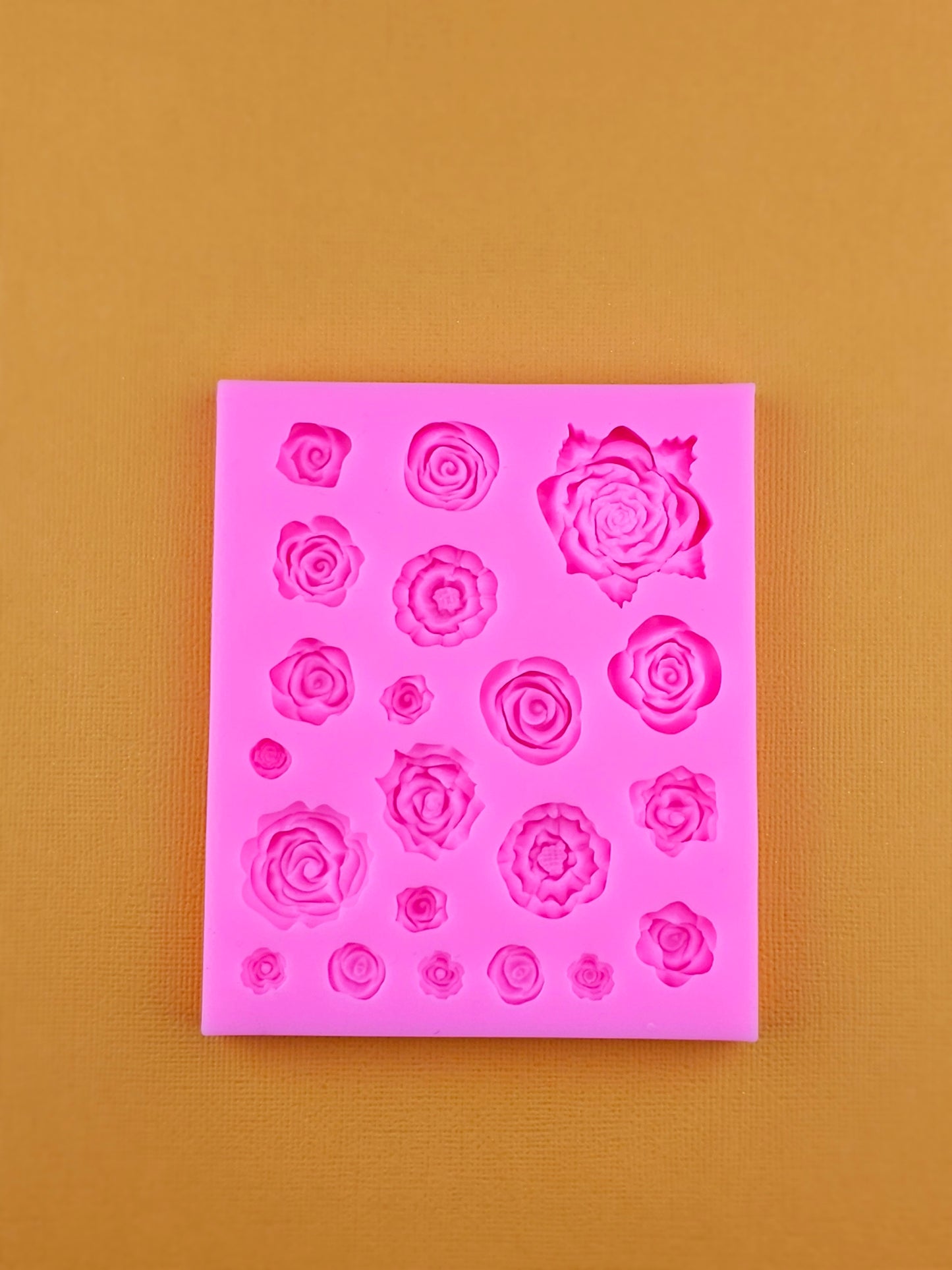 Multi Rose Silicone Push Mould