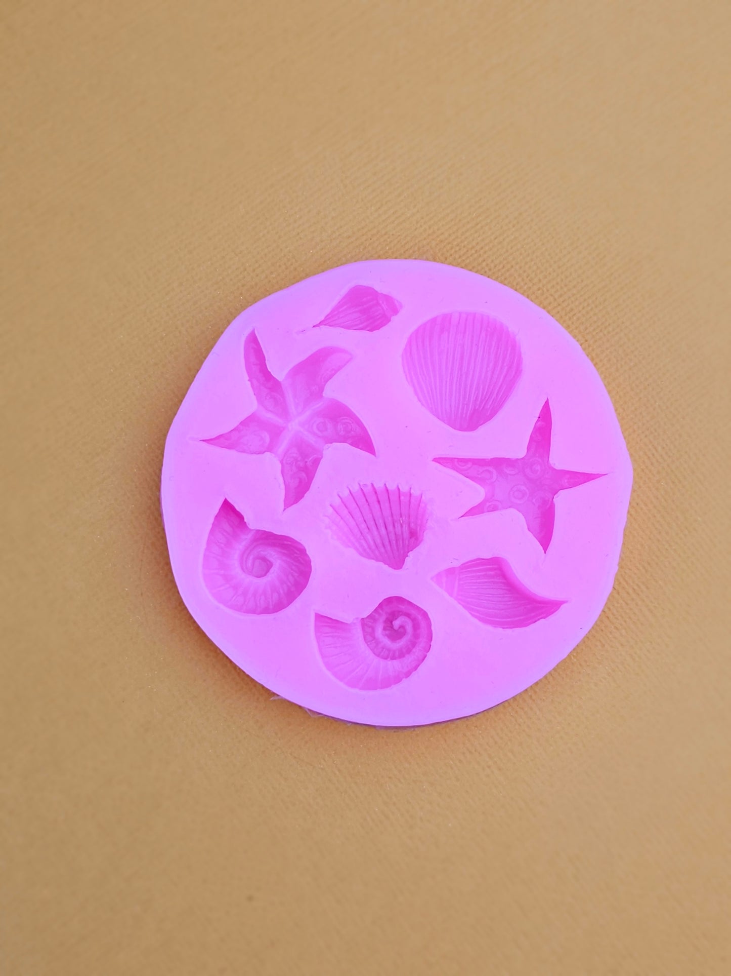 Sea Shells And Starfish Silicone Push Mould