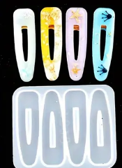Hair Pin Pendant Silicone Mould 2