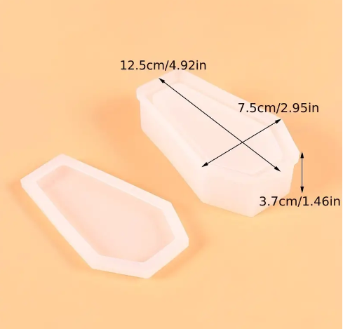 Coffin Box Shaped Resin Casting Mould