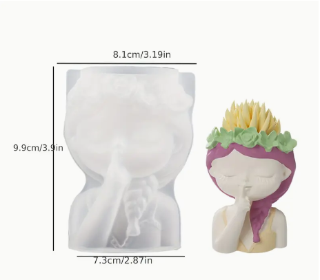 Silicone Mould Cartoon Candle Holder
