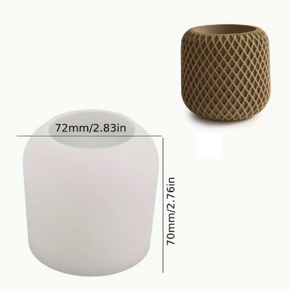 Mesh Irregular Candle Cup Silicone Mould