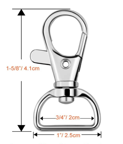 D Ring Key Chain Hooks