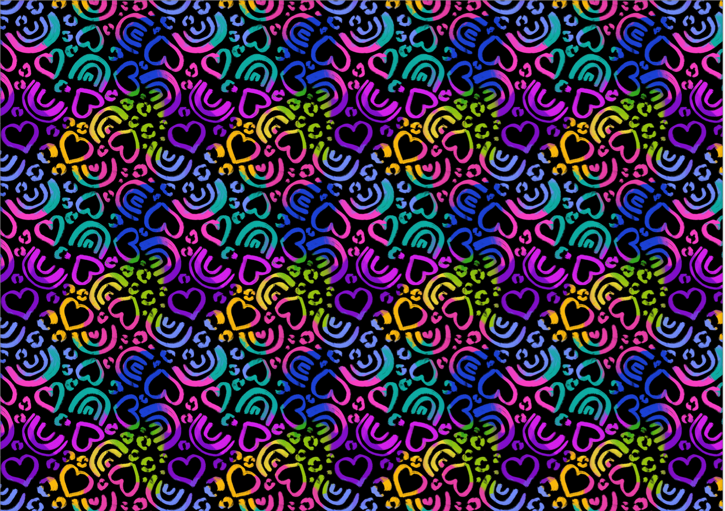 Transfer Paper - Rainbow Love