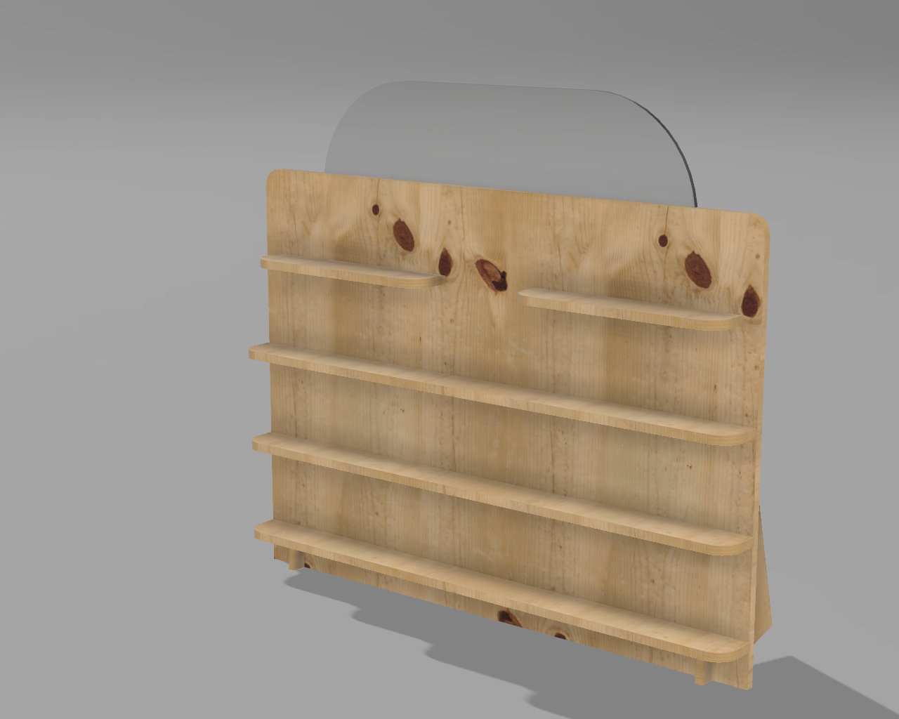 Wide Market Display Stand