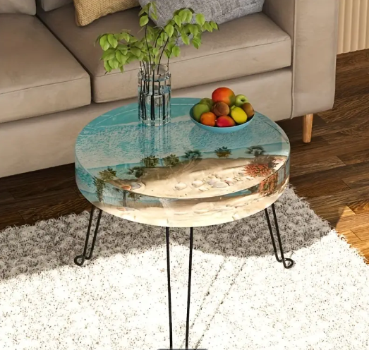Resin Round Tray/ Table Top Silicone Mould