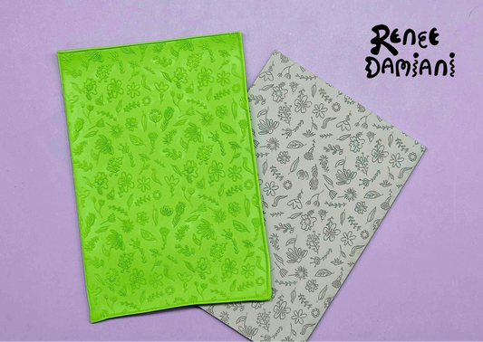 Renee Damiani Texture Mat - Fine Line Floral