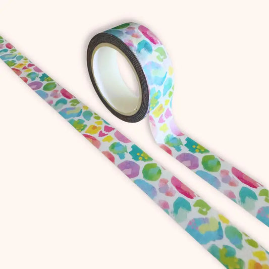 Aus Only Limited Edition Washi Tape Kasey Rainbow Pastel Leopard Washi Tape