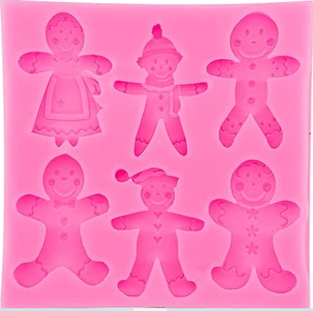 Gingerbread Silicone Push Mould