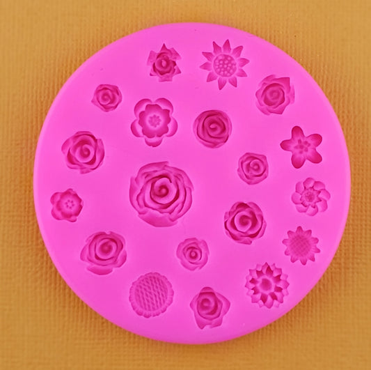 Flower 2 Silicone Push Mould