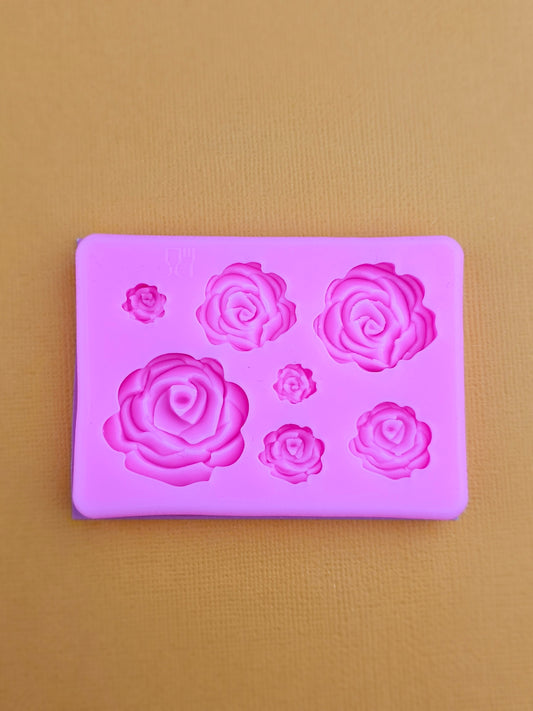 Flower 6 Silicone Push Mould