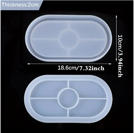 Oval-shaped Epoxy Silicone Resin Mould