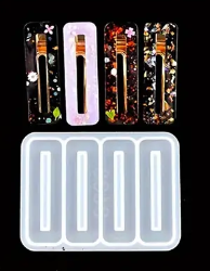 Hair Pin Pendant Silicone Mould 1