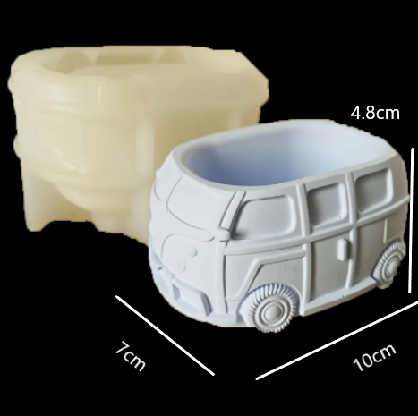 Bus Flowerpot Silicone Mould