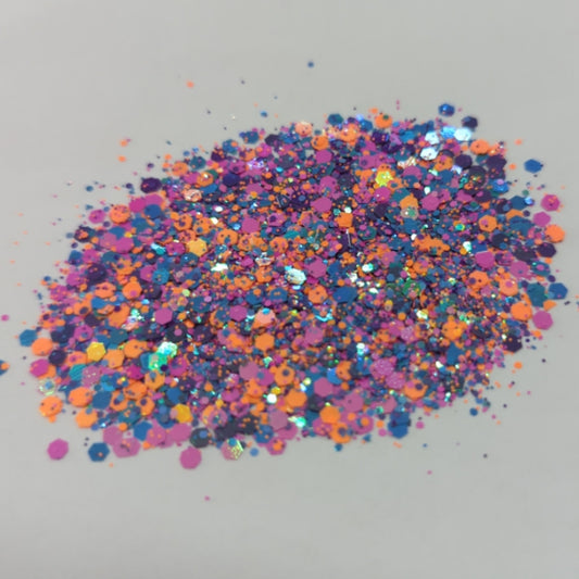 Sh259 Chunky Glitter Hex