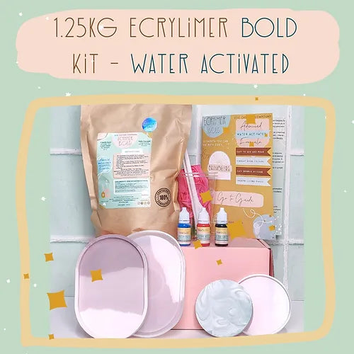 Starter Kit - Ecrylimer BOLD Water Activated Eco Casting Acrylic Resin 1250g